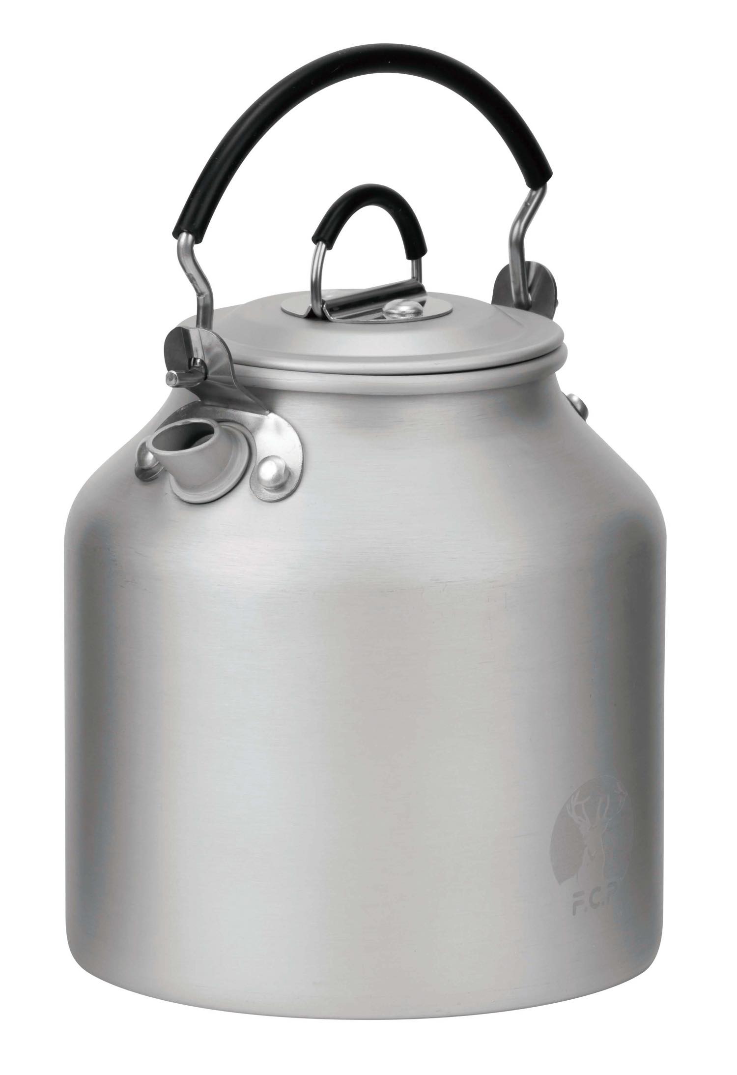 CAPTAINSTAG（キャプテンスタッグ）／丸型クッカーに入るアルミケトル625ml CS×F.C.P