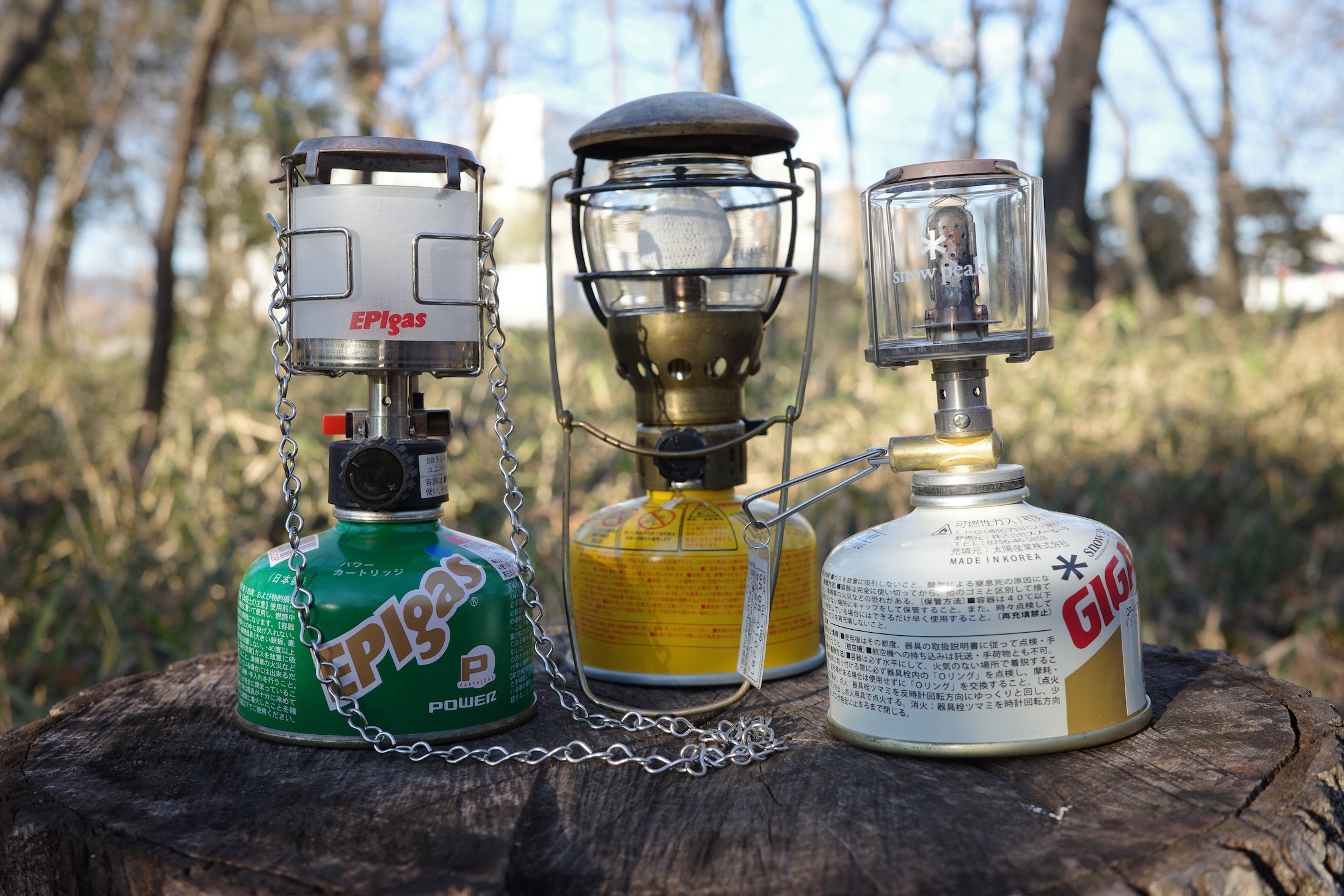 レトロなガスランタンを使ってみよう！マントルが放つ明かりは格別だ