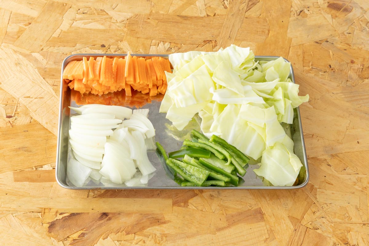 野菜を食べやすく切る