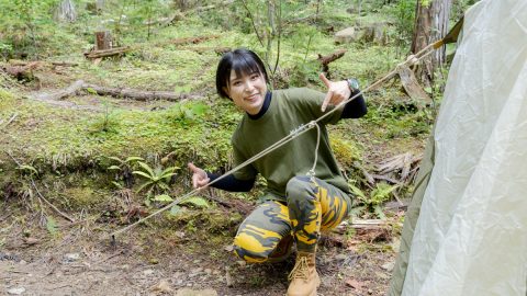 実用的で結び方も簡単！ロープワークをさばいどる かほなんが指南