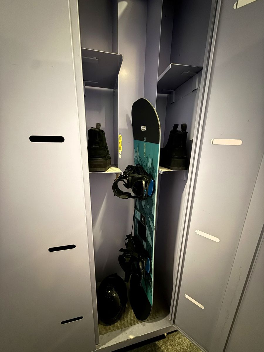 宿泊者専用のロッカー