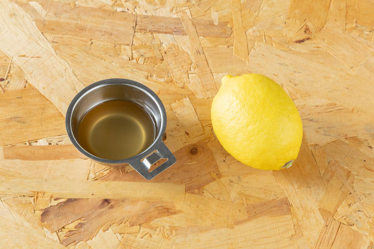 レモン酢に使用した材料