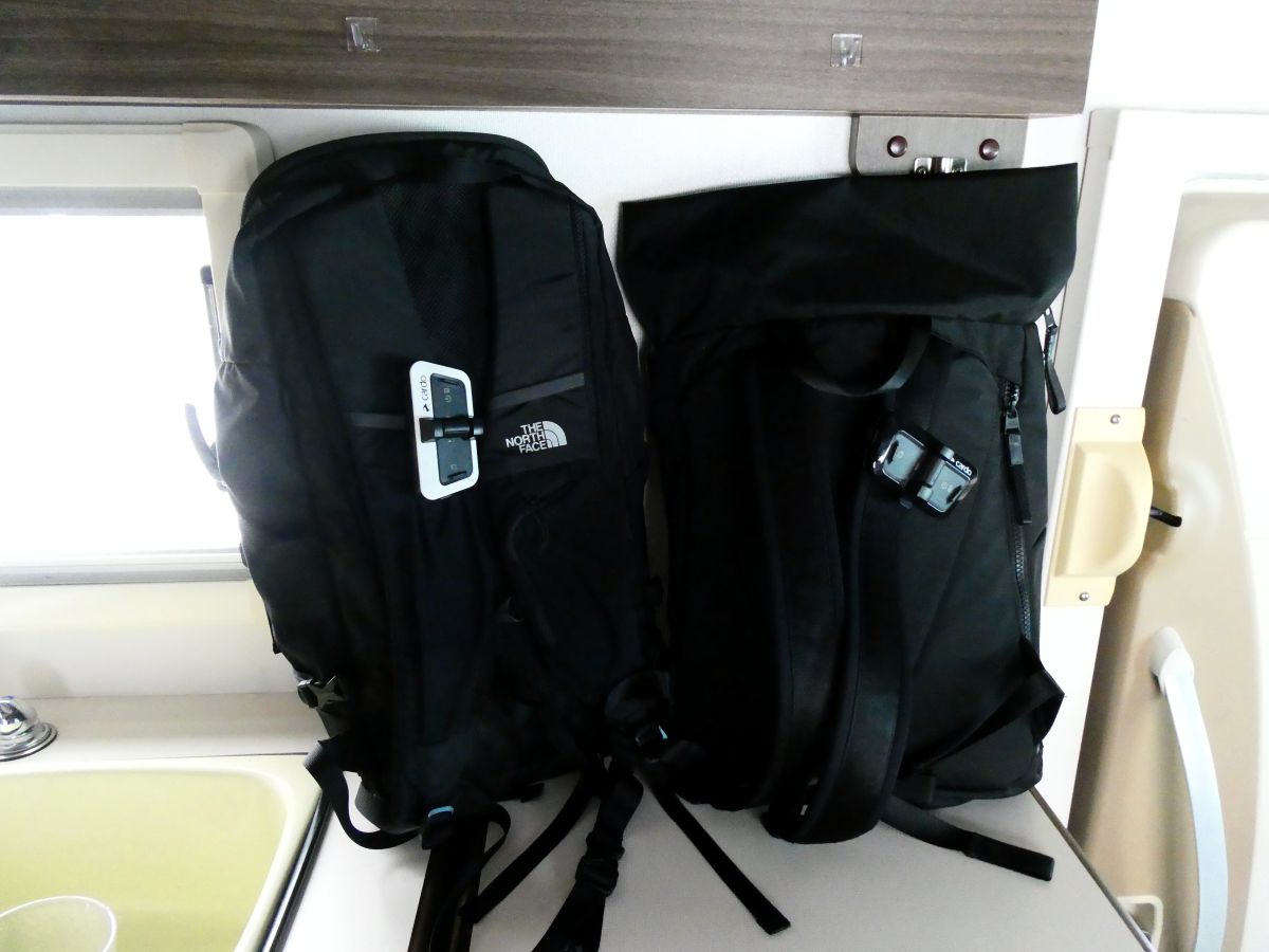 リュックに装着