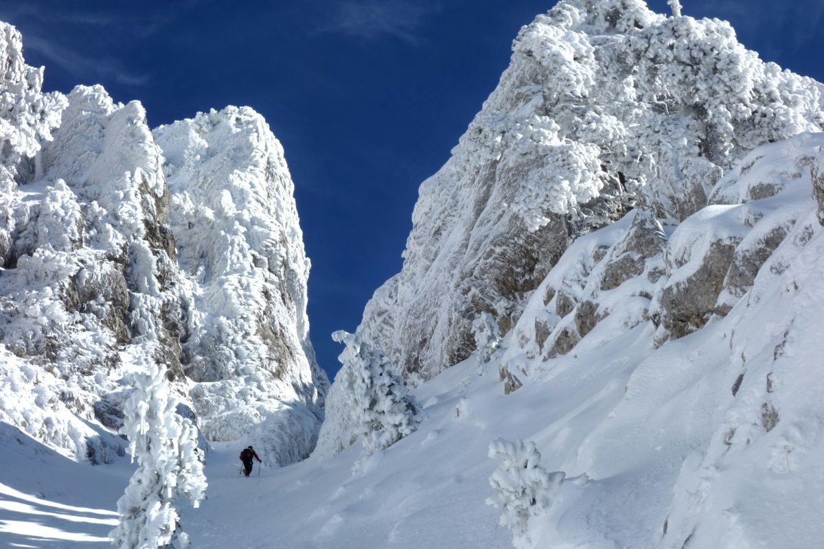 雪山の登山
