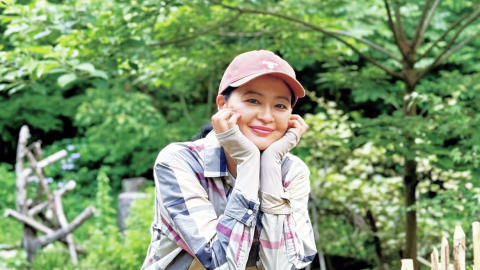 黒谷友香さんが東京～千葉二拠点生活で楽しむ、ハーブガーデン作り