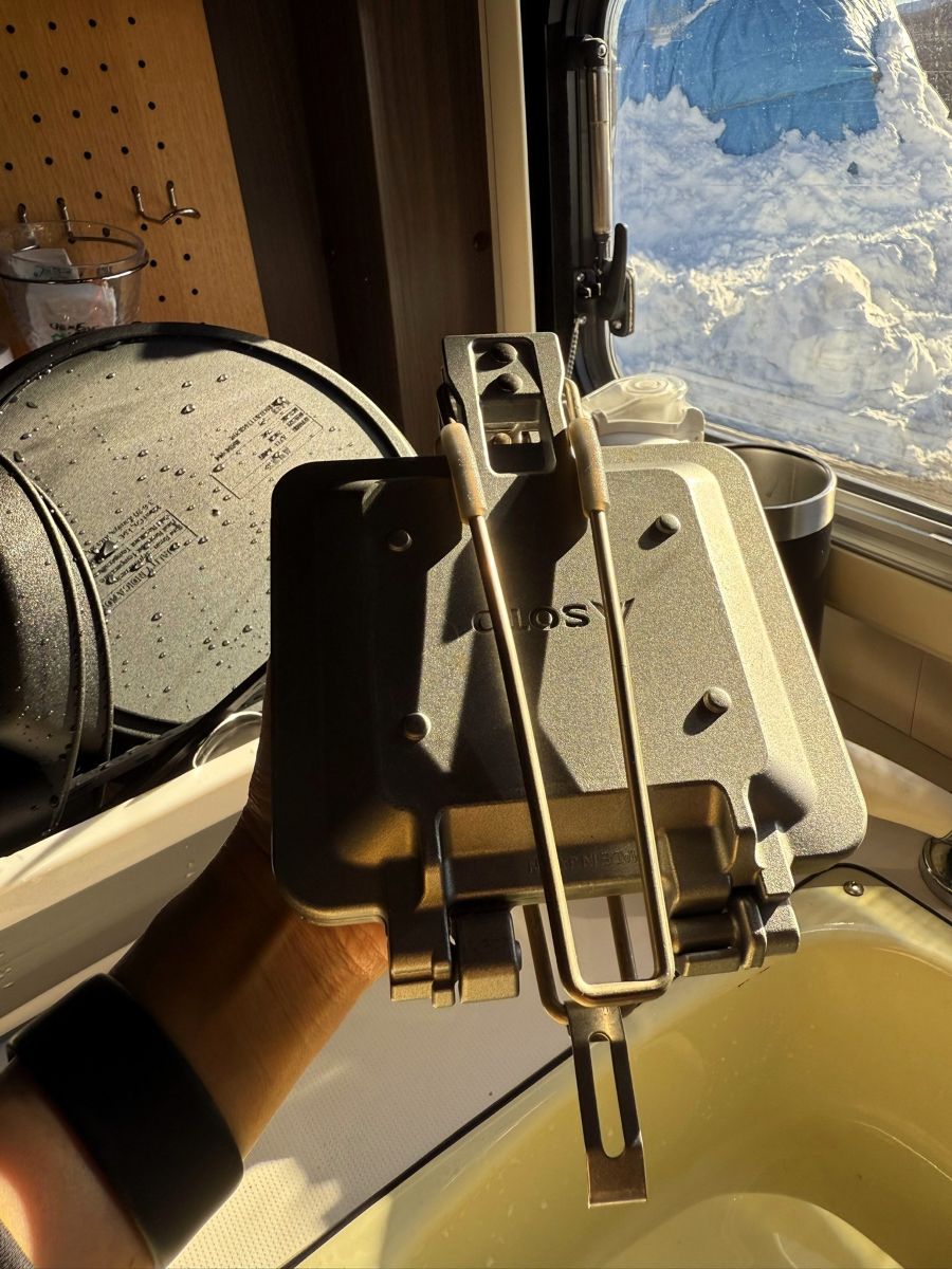 折りたたんだ様子