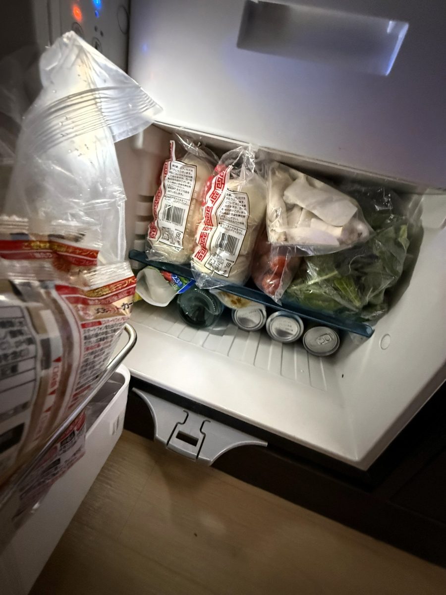 ギュウギュウになった冷蔵庫