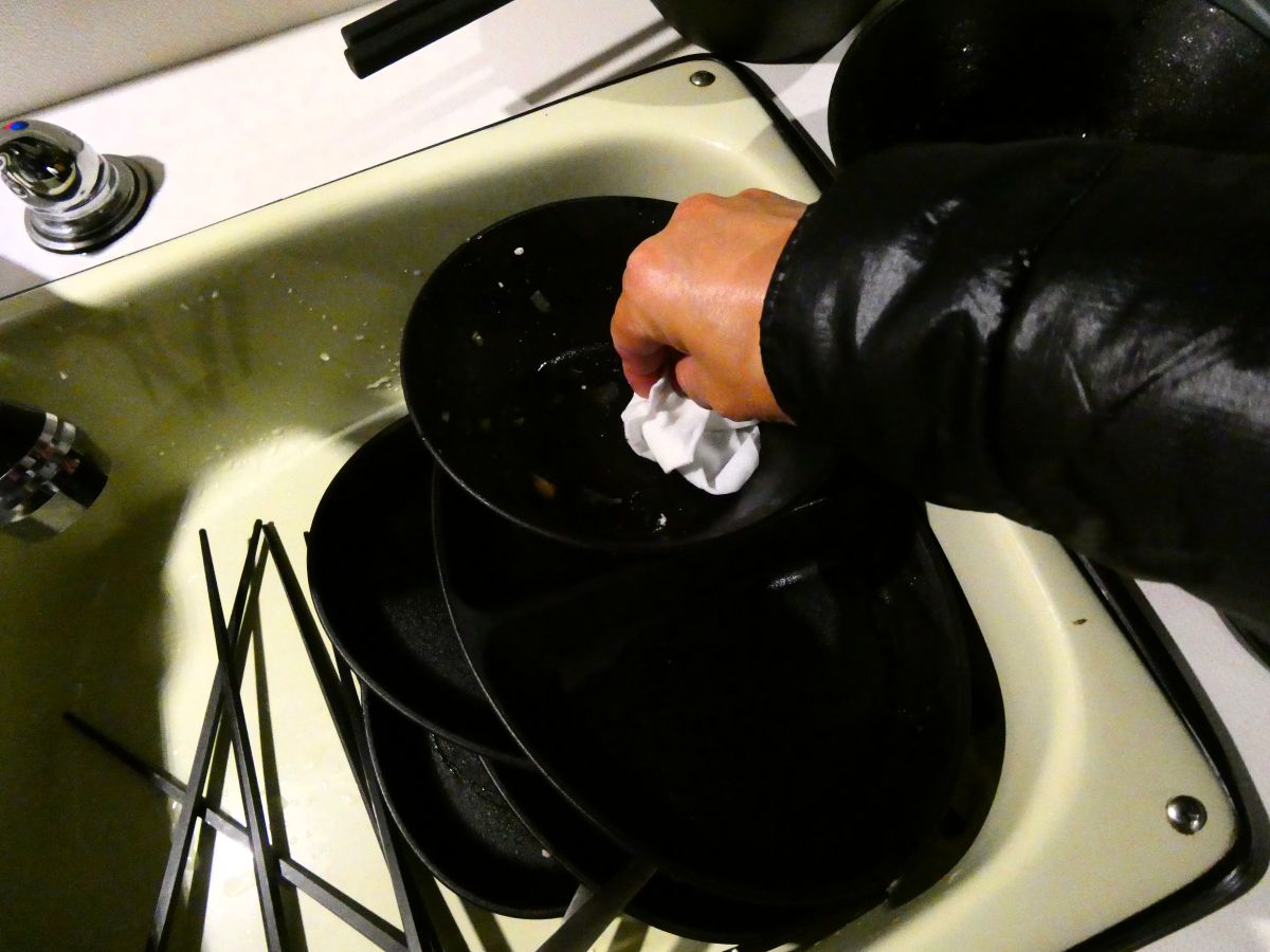 汚れがするっと落ちやすい素材