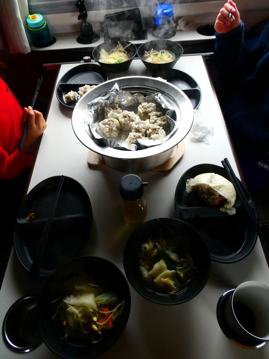 完成したランチ