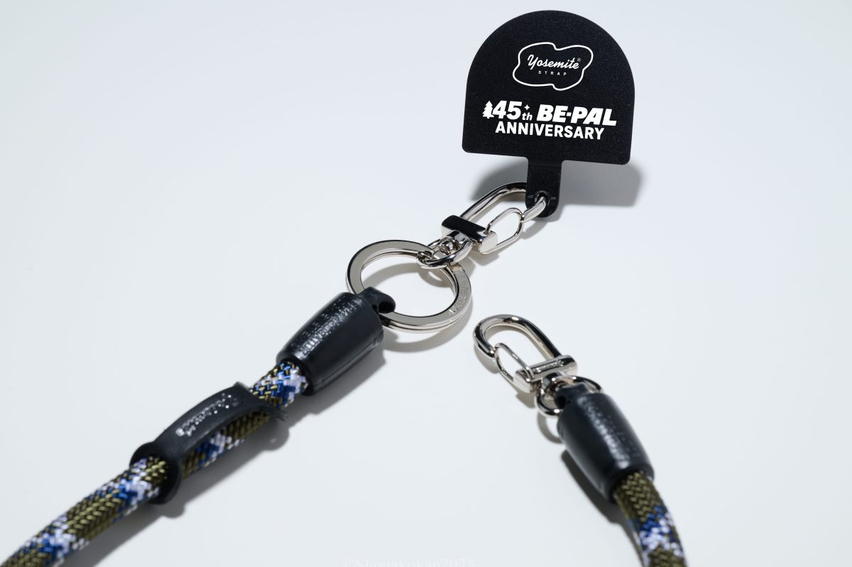 BE-PAL×YOSEMITE STRAP (ビーパル×ヨセミテストラップ) ／ 45周年記念 別注2way Mobile Strap