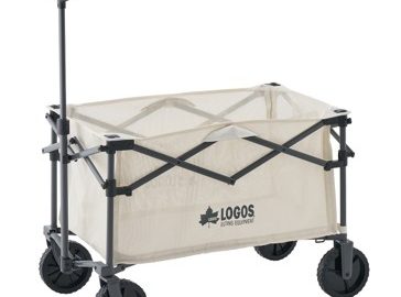 アウトドアでも「白」！ ロゴスから汚れに強い生地を使った新作キャリーカート＆チェア2種が登場
