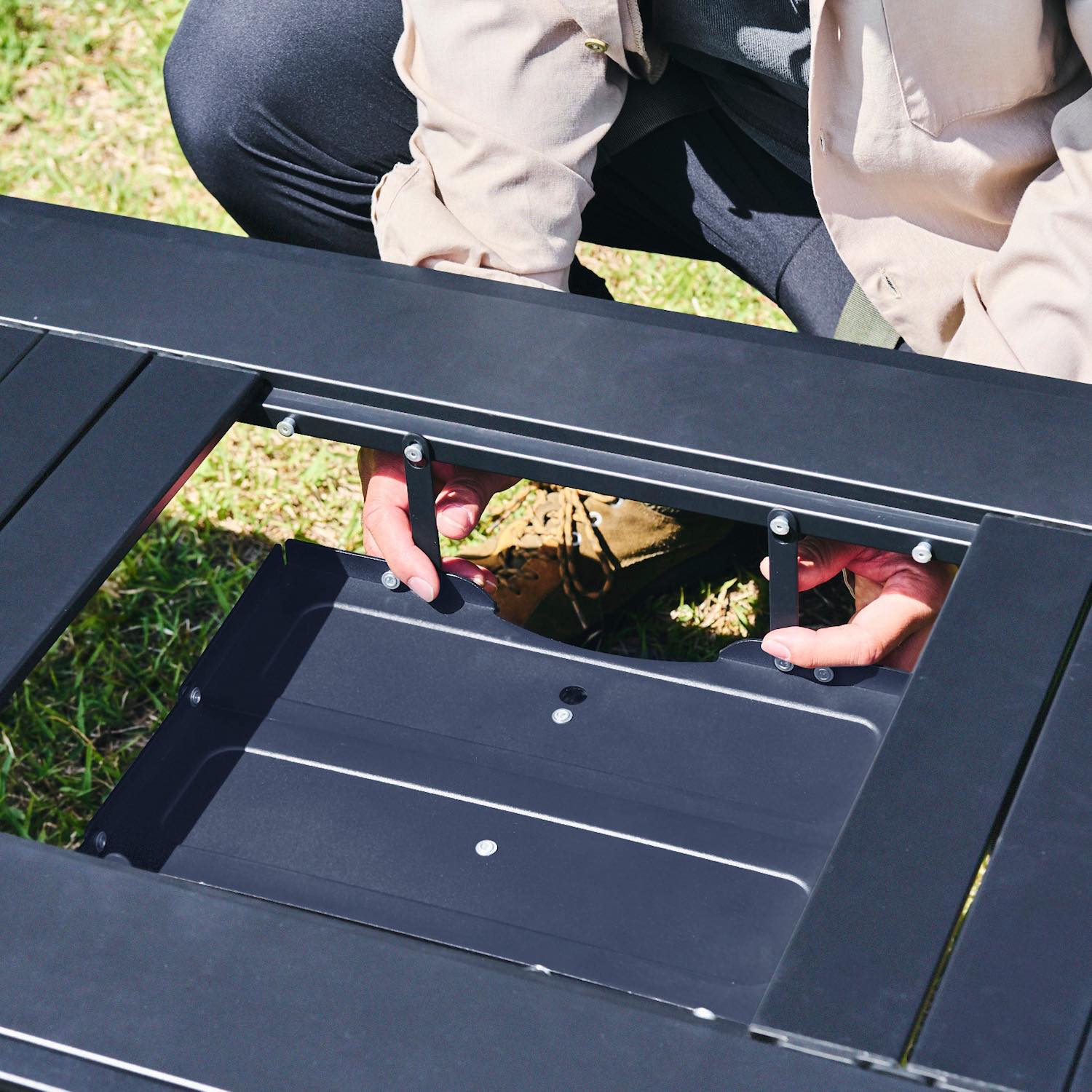 Alpen Outdoors（アルペンアウトドアーズ）／アルミユニットテーブル 110