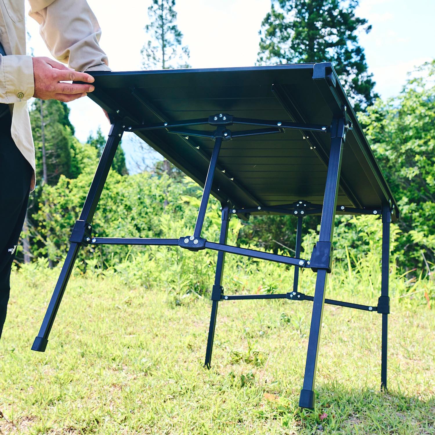 Alpen Outdoors（アルペンアウトドアーズ）／アルミユニットテーブル 110