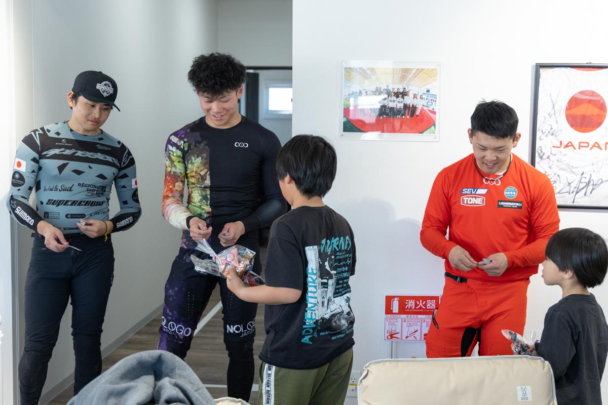 トップ選手と参加者