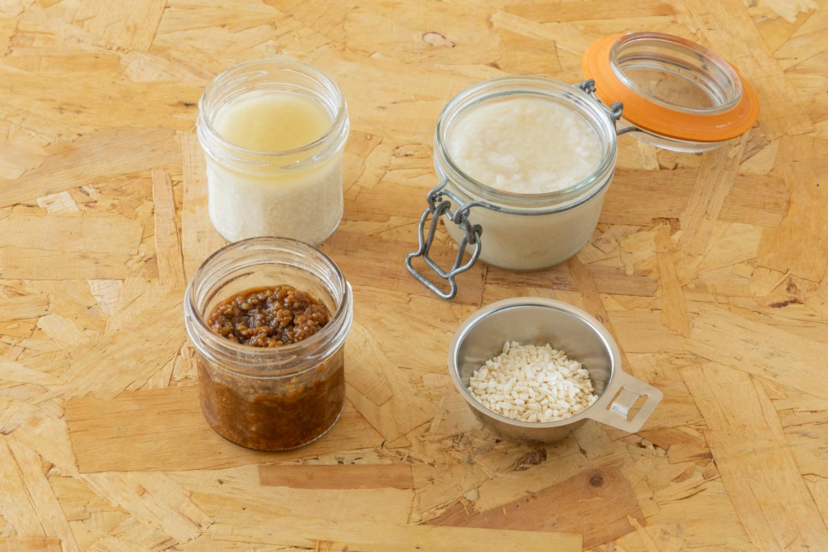 甘酒、塩麹、醤油麹、麹