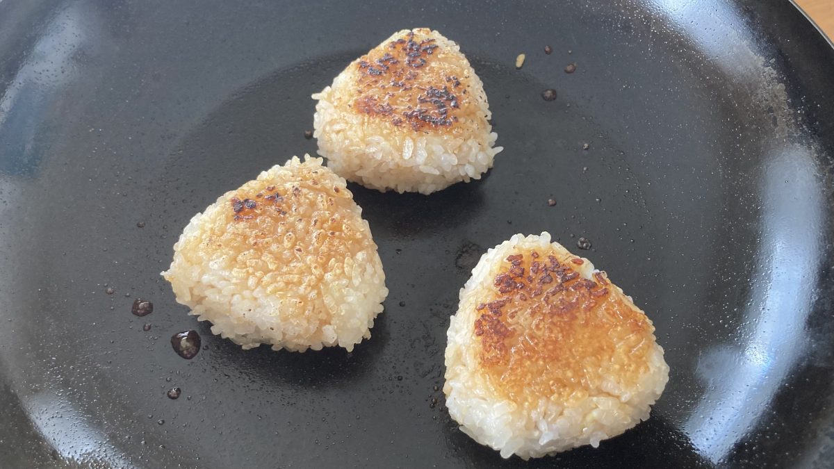 カリッとした焼きおにぎり