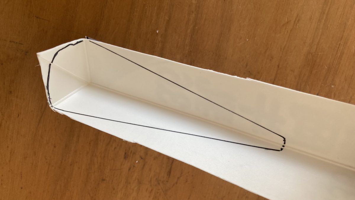 牛乳パックのスプーン