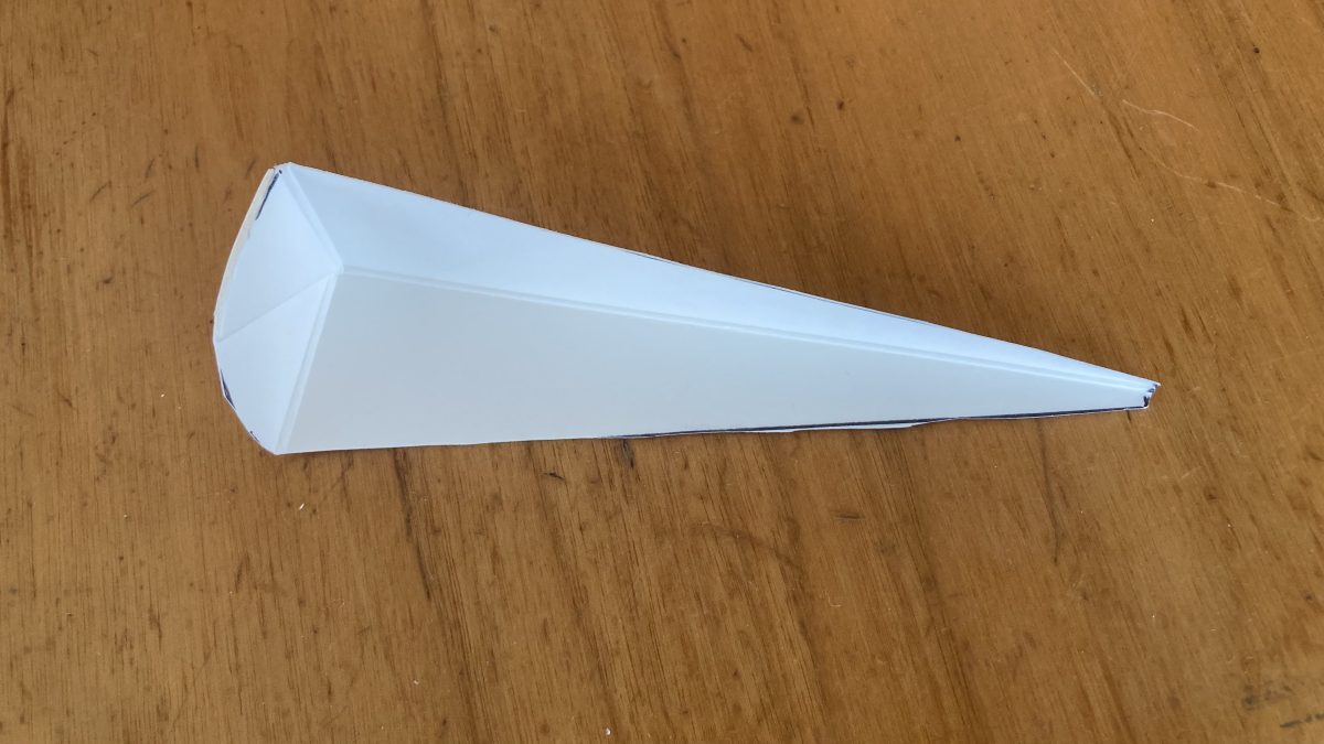 牛乳パックのスプーン