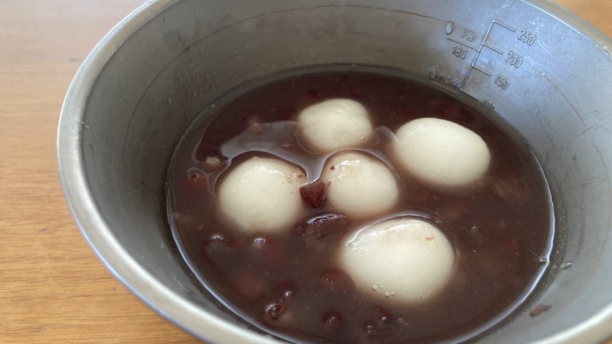 白玉ぜんざい