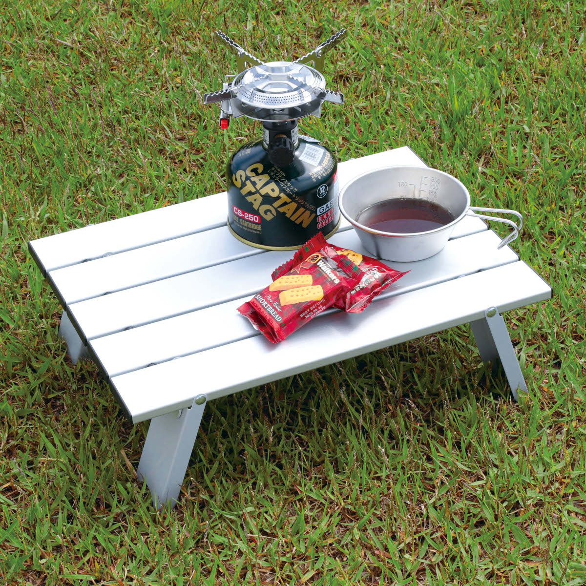 CAPTAINSTAG（キャプテンスタッグ）／アルミロールテーブル＜コンパクト＞