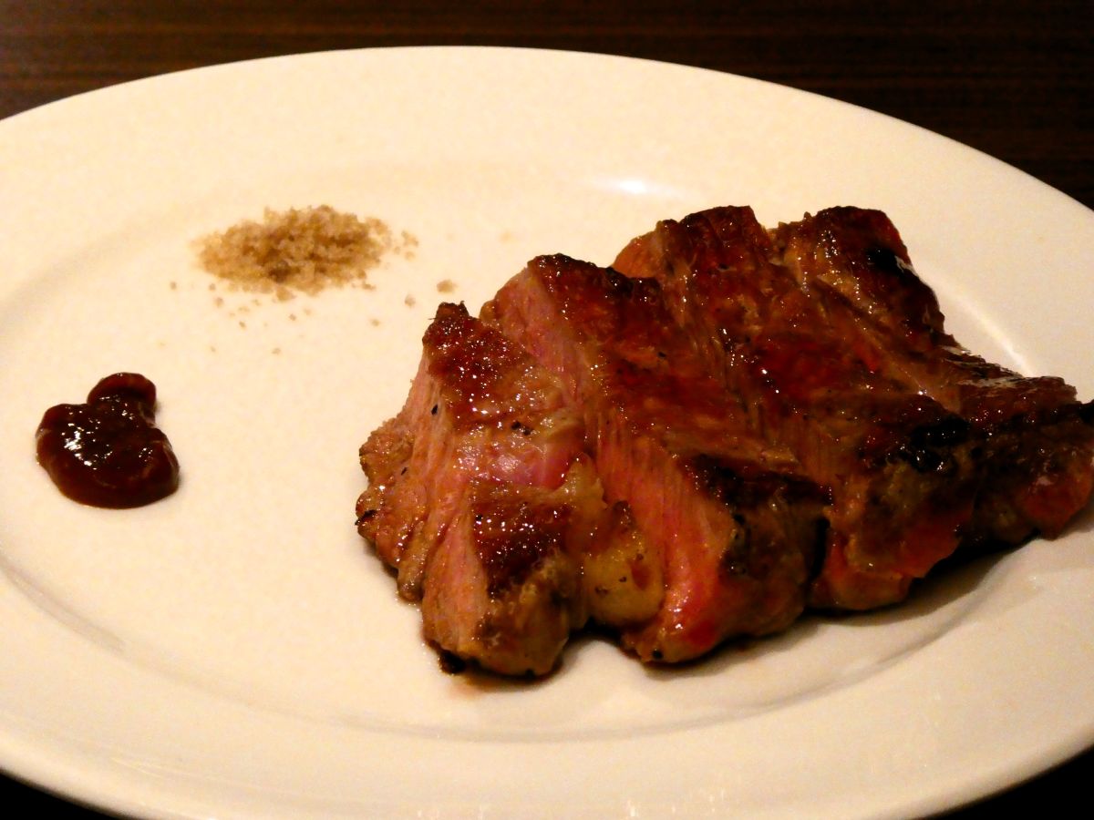 ステーキに添えて