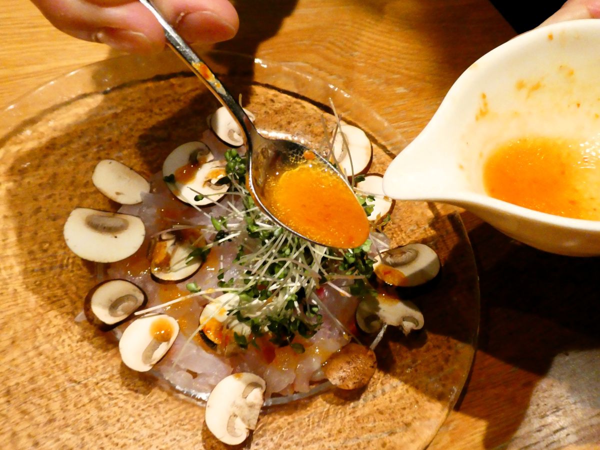 鯛のカルパッチョ