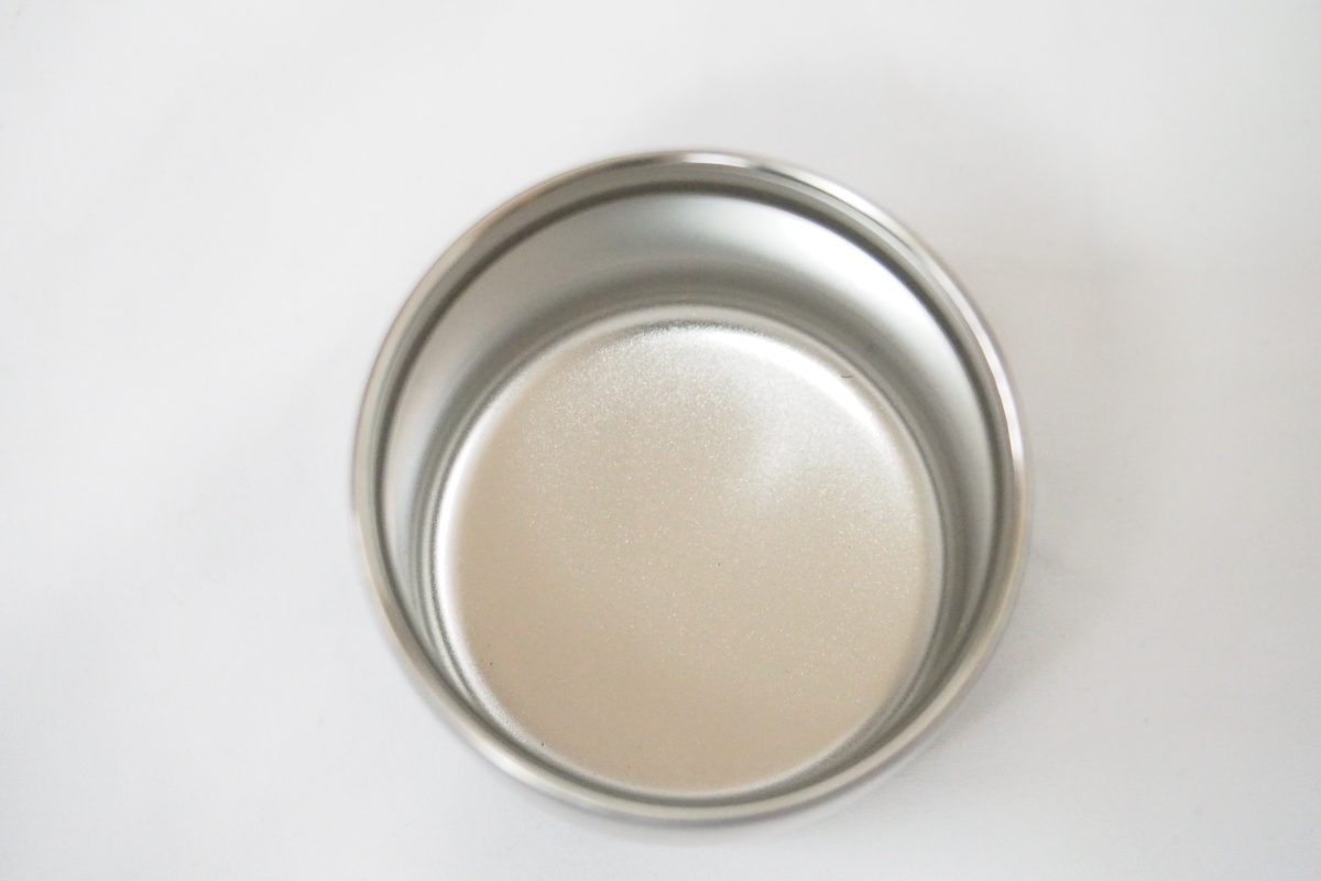 真空断熱タンブラーの内側