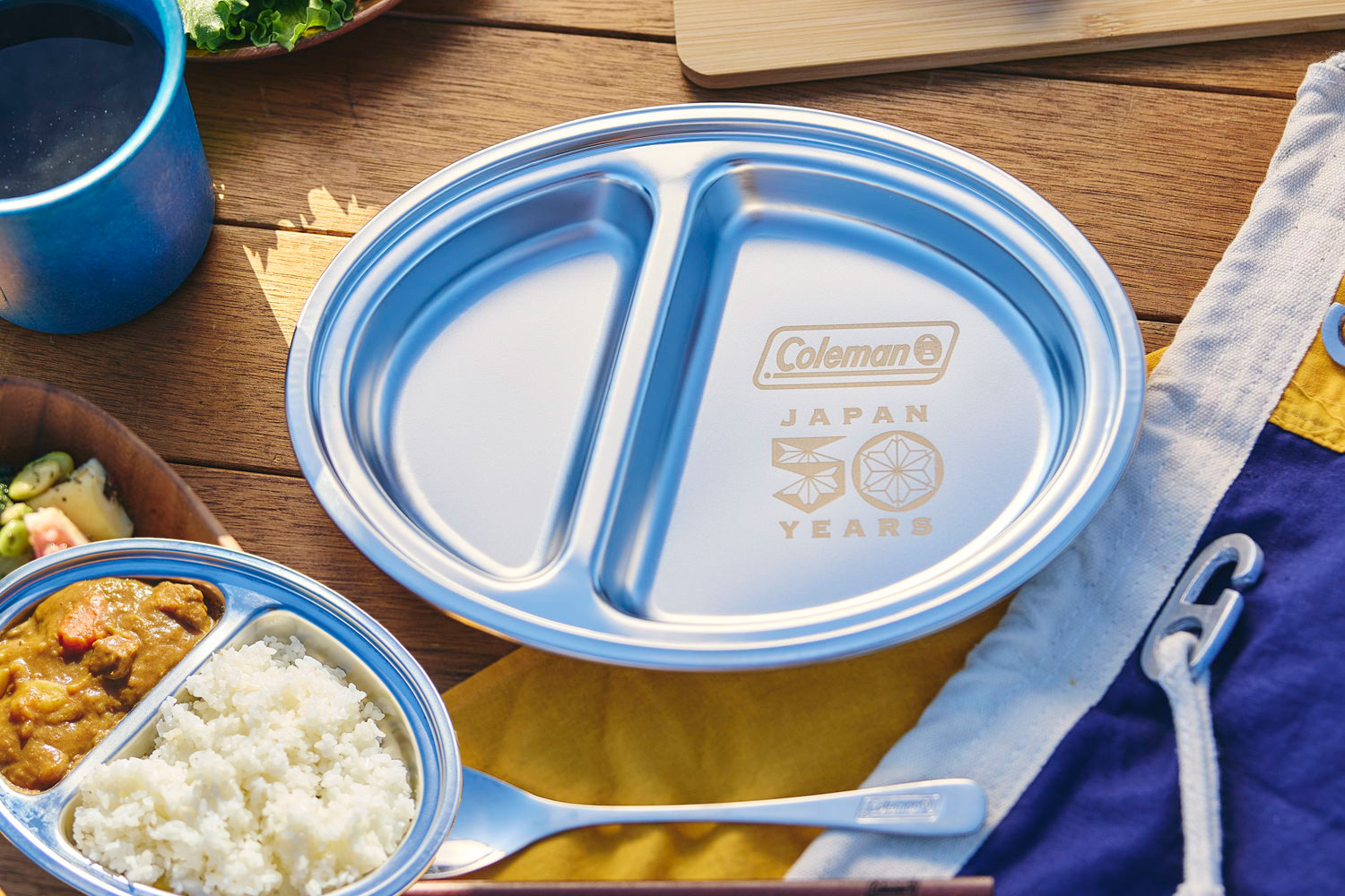 ビーパル4月号付録は「Coleman特製“キャンプ”カレー皿」Coleman JAPAN 50周年記念ロゴ刻印モデルです！