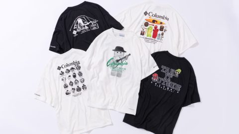 コロンビア×ガチャピン・ムックのアウトドアTシャツ登場！“みんなともだち”がフィールドへ！