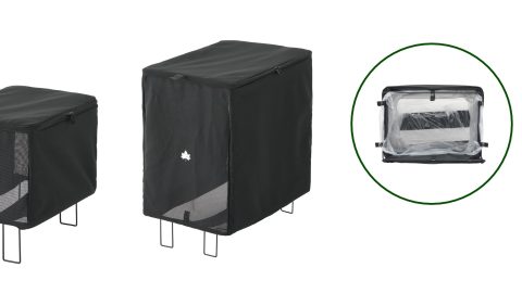 アウトドア用のゴミ箱「LOGOS トラッシュケース」でキャンプサイトをクリーンに！水や泥汚れにも強くて持ち運びも楽ちんなのだ