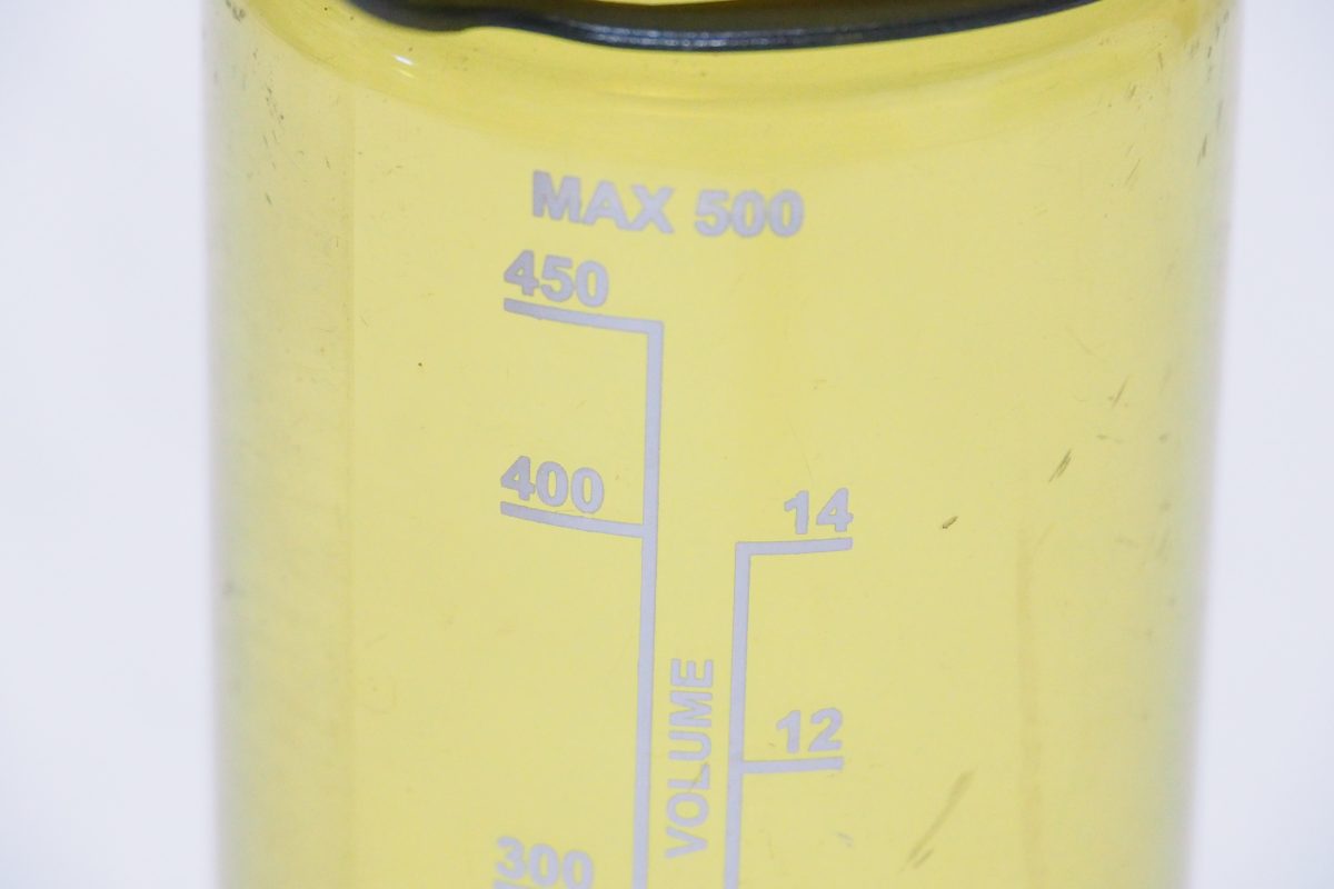 ボトルの目盛り