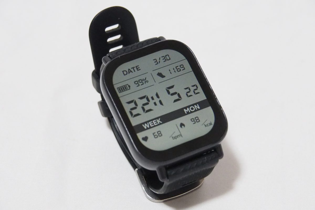 スマートウォッチの画面