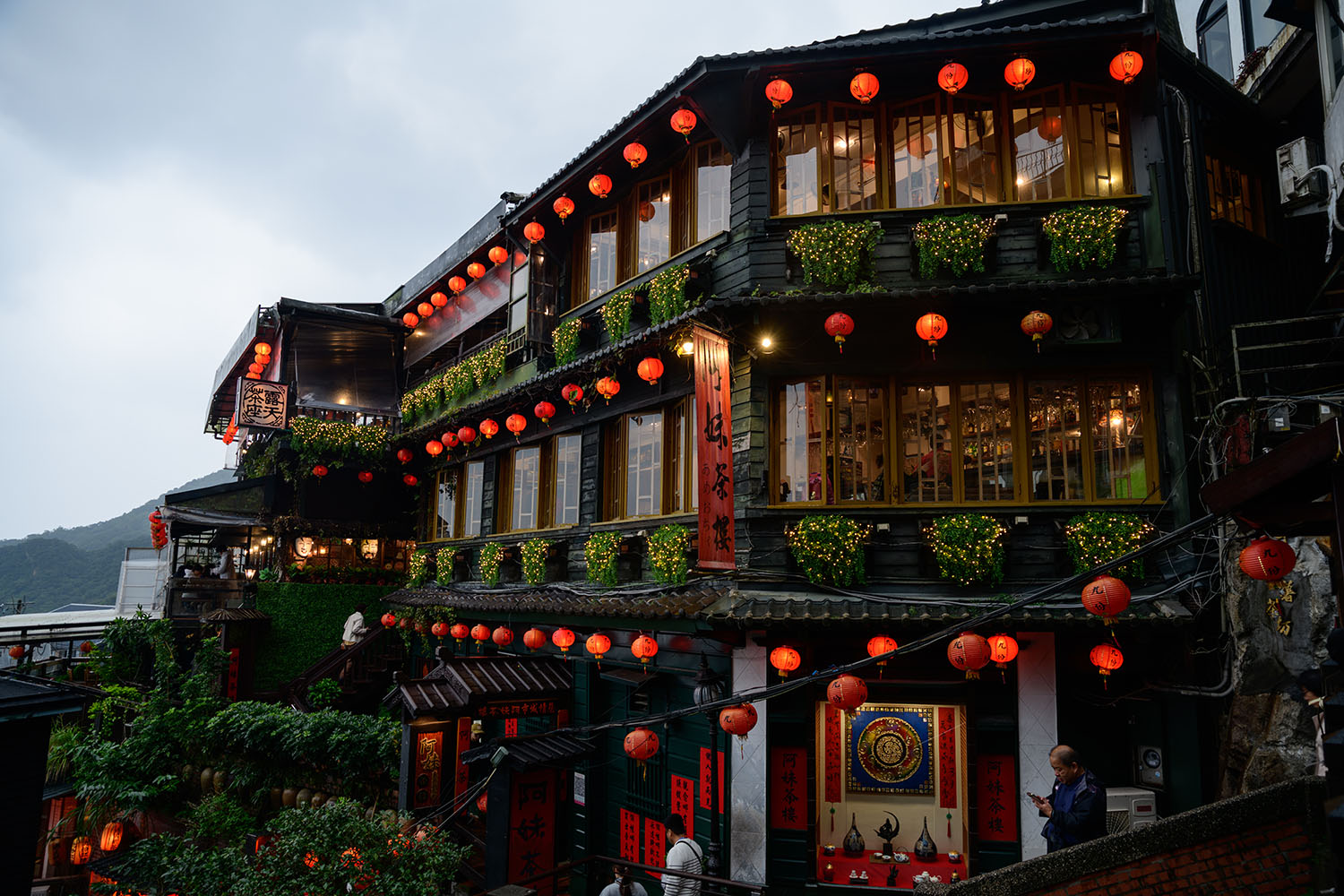 九份老街の赤提灯の下を歩き、猴硐で猫たちにまみれる