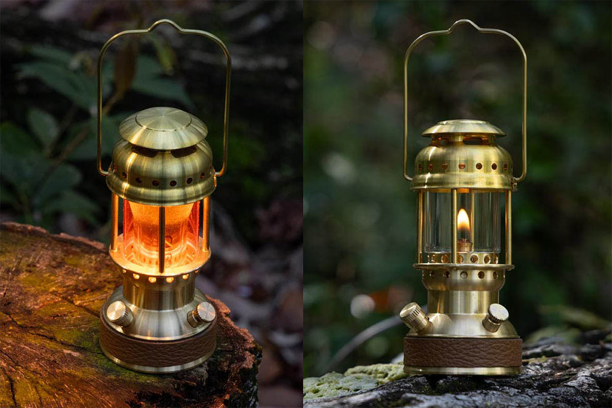LEDと炎、ふたつの灯りを楽しめる小型ランタン。超精密加工のプロ企業が作った逸品とは？