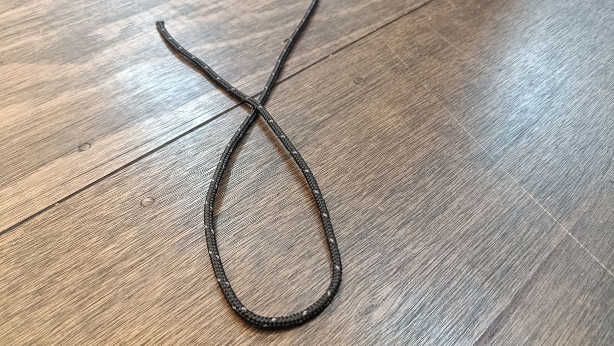 ガイロープで作った輪の様子。