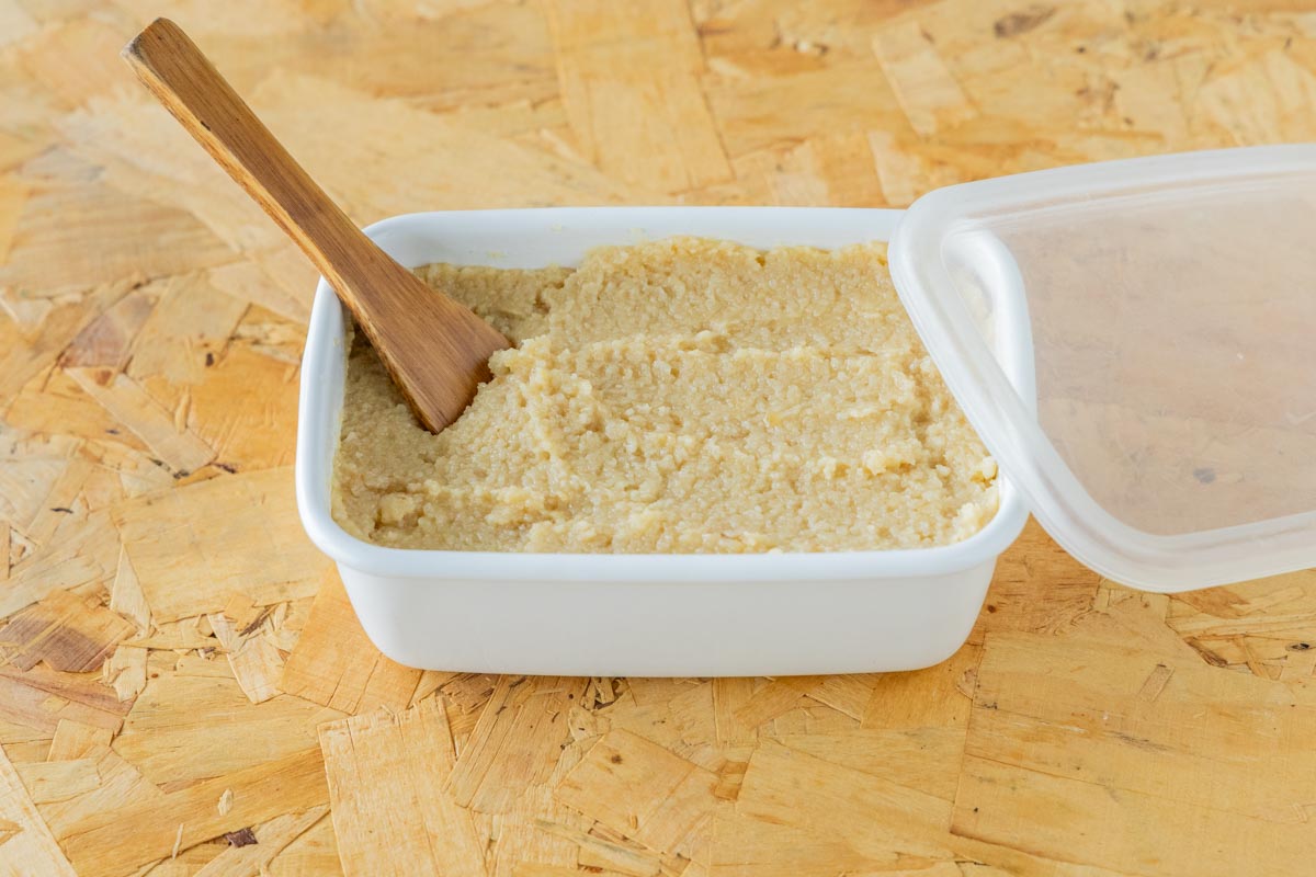 清潔な容器に移す