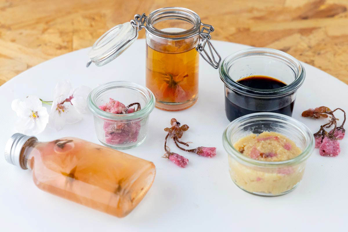 桜の塩漬けで作る「さ・し・す・せ・そ調味料」のレシピ！春の色と香りを楽しもう