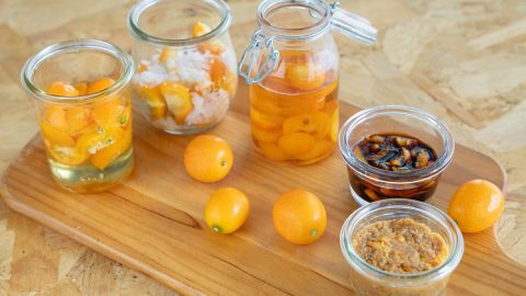 きんかんで作る「さ・し・す・せ・そ調味料」のレシピ。皮ごと季節を味わおう！