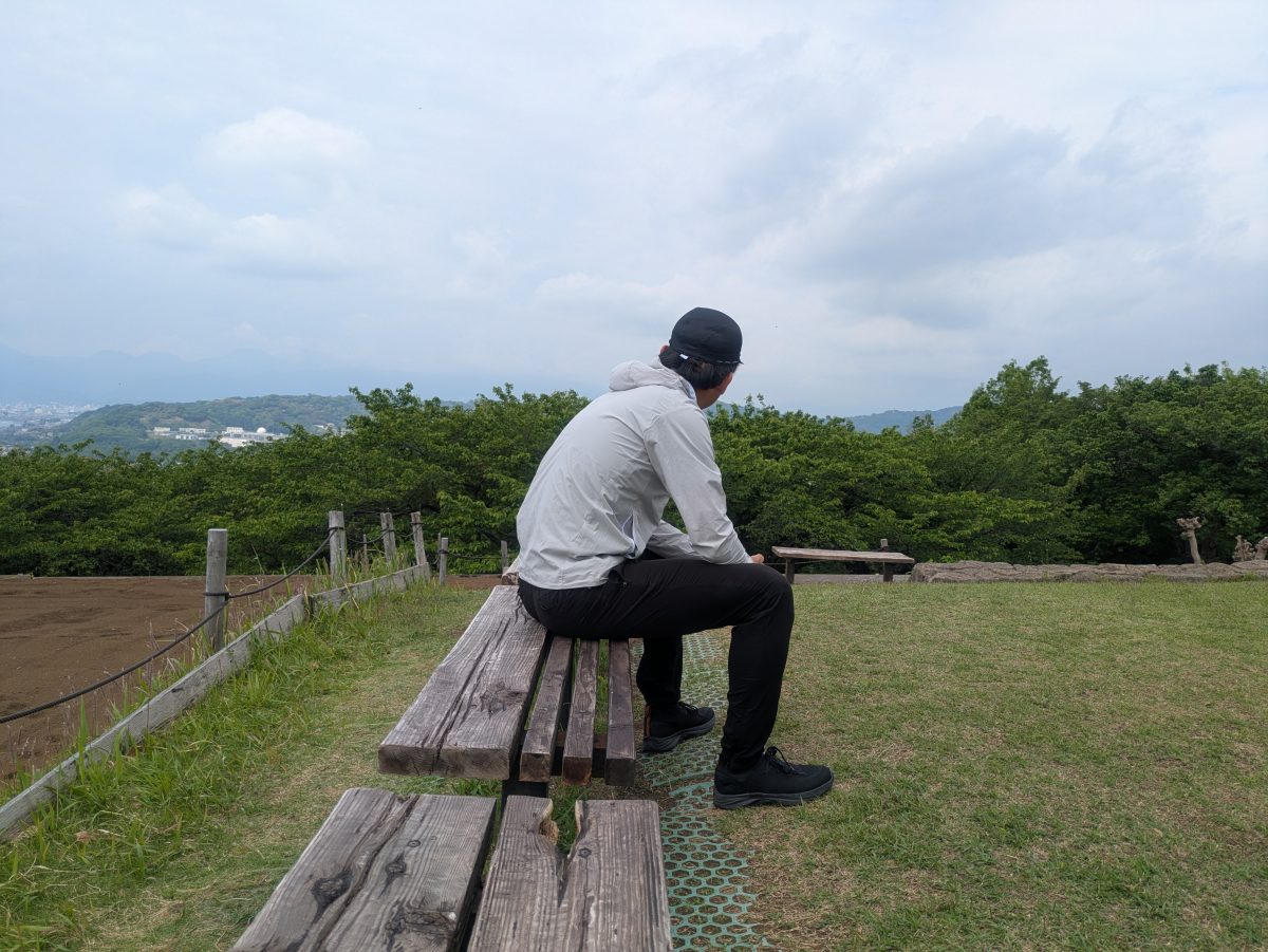トレックライトフーディを着て低山へ