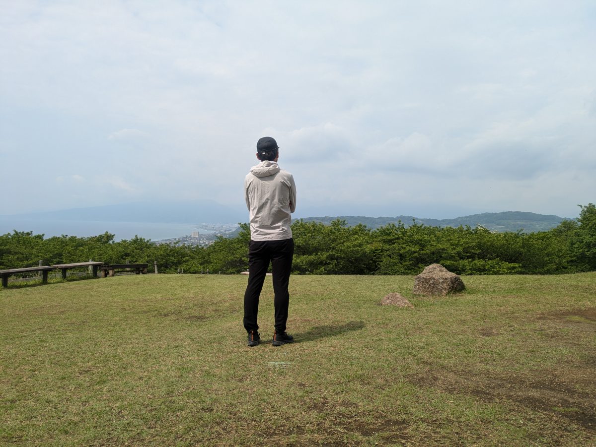 トレックライトフーディを着て低山へ