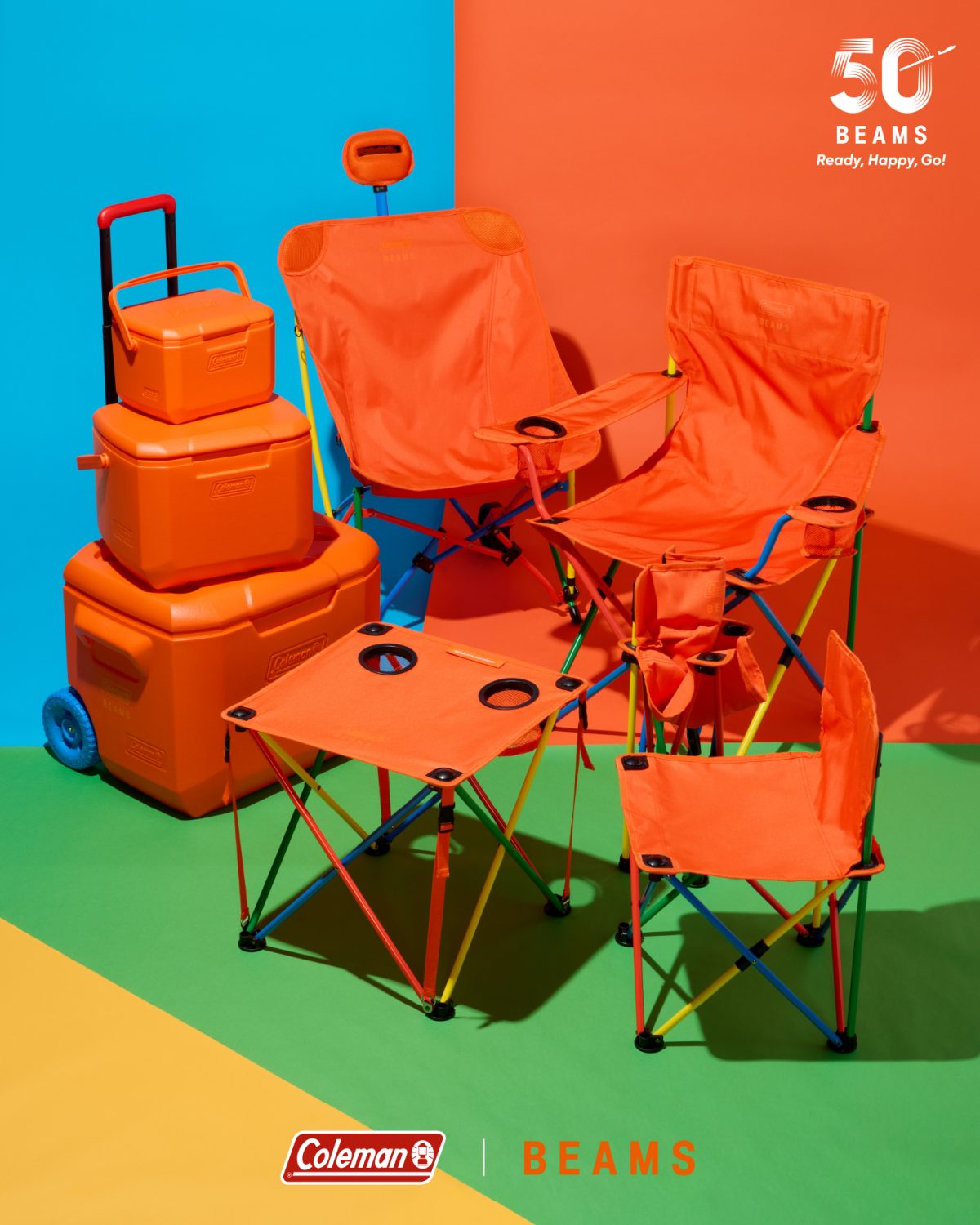 50周年コラボ！「コールマン×ビームス」アニバーサリーコレクションのクレイジーカラーがカッコイイ！