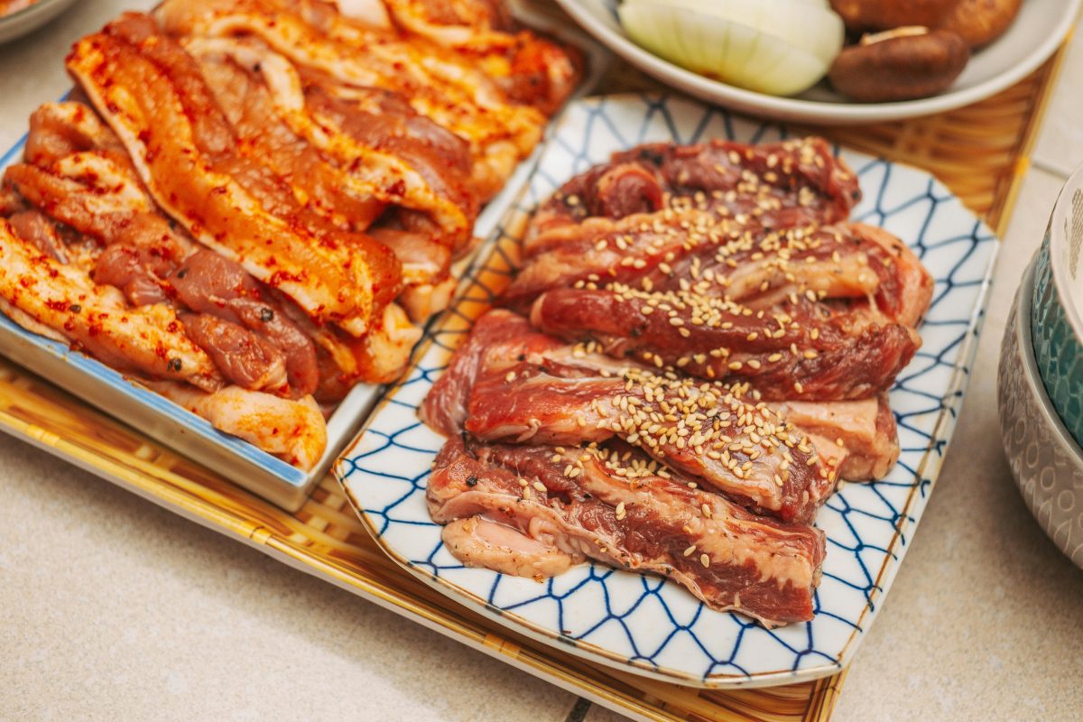 焼き肉用の味付け肉