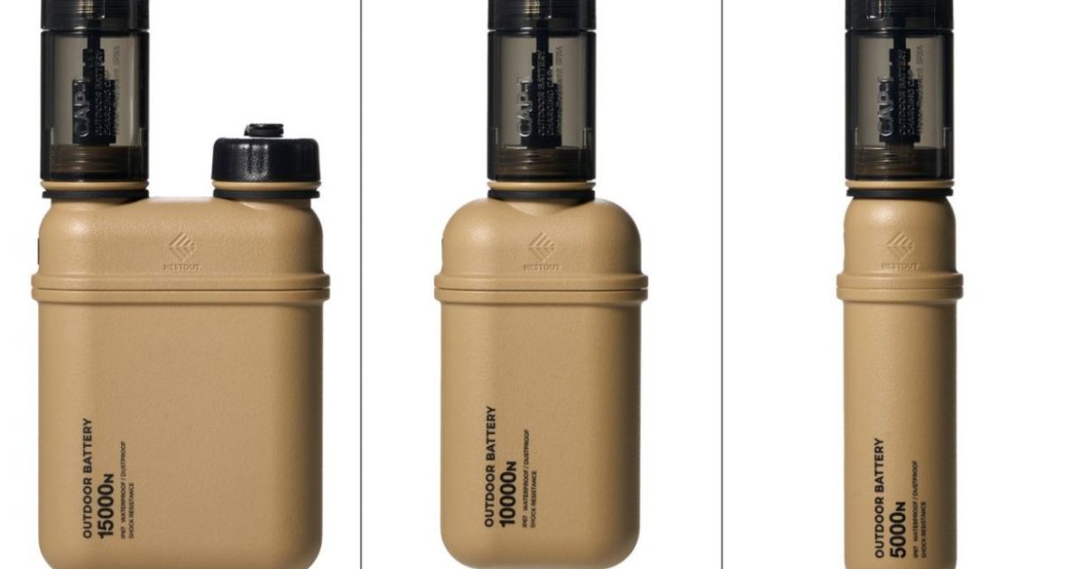 アウトドアバッテリー専用の充電防水キャップがあれば、タフな環境でも アウトドアバッテリー専用の充電防水キャップがあれば、タフな環境でも