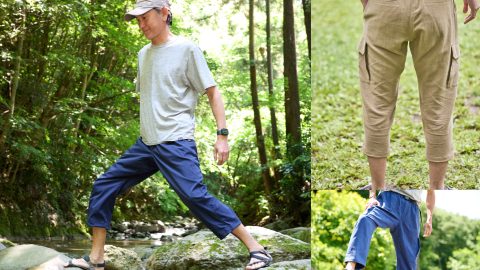 涼しくてコーデしやすいクロップドパンツ5選！ ナイロン、麻、ドビー織りなど生地に個性アリ