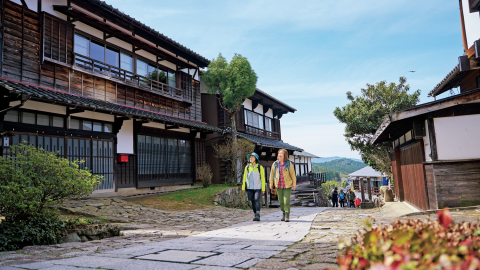 中山道・馬籠宿〜妻籠宿を女子二人旅！タイムトリップ＆食べ歩きハイキングin 岐阜県中津川市〜長野県南木曽町