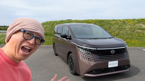 ピストン西沢、新型【エルグランド】を試乗。アップデートしたデザイン、広さ、乗り心地をレビュー！