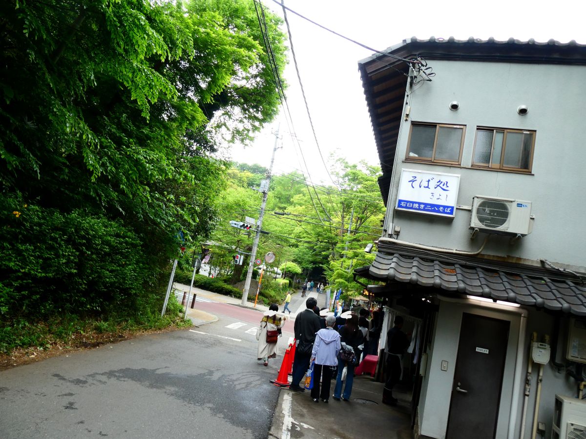 深大寺の蕎麦店