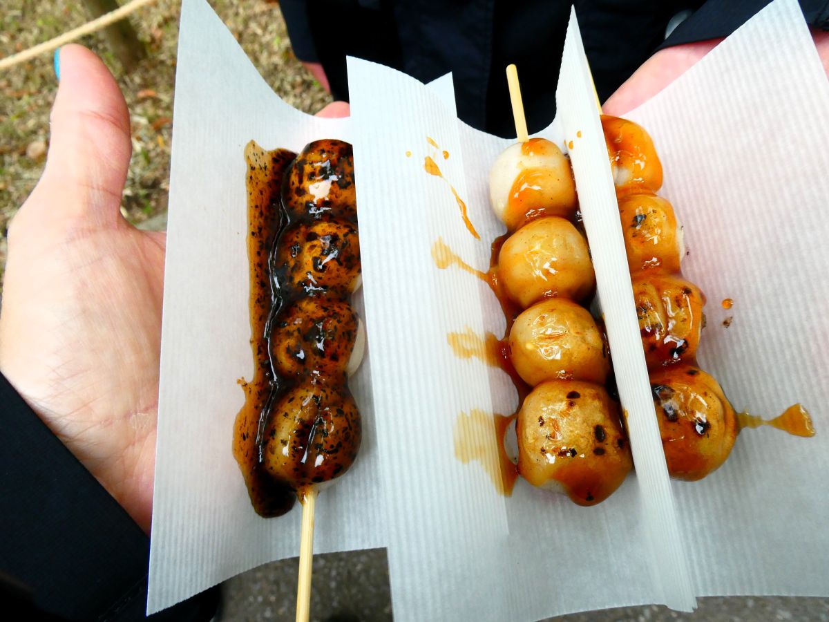 深大寺で食べたそば団子