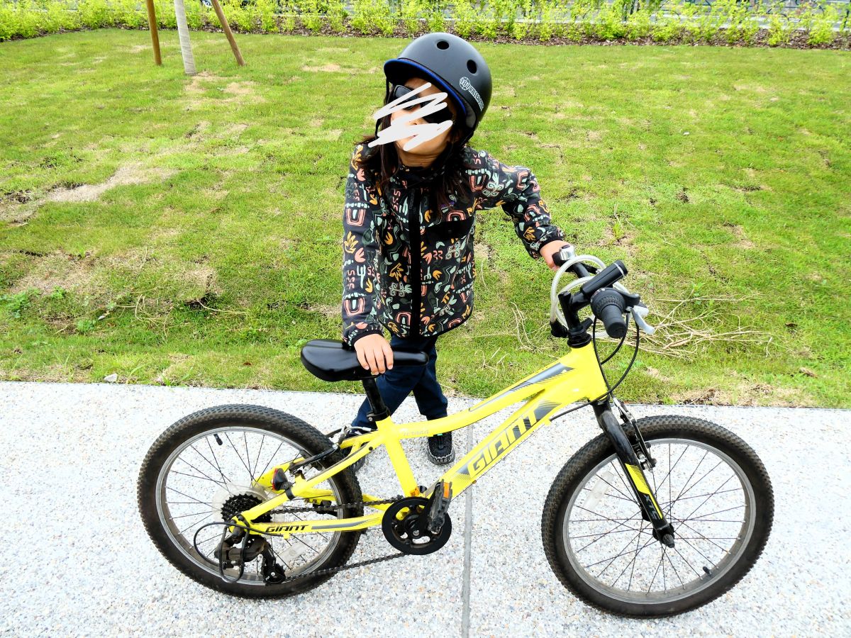 次男の自転車