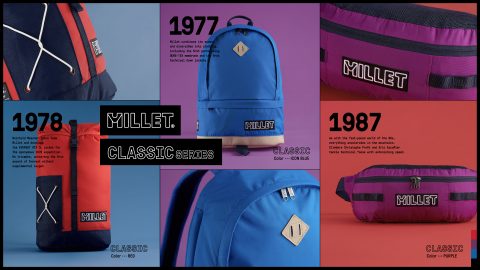 ミレー「CLASSIC」シリーズが限定発売！80年代の名作バッグデザインに今時の使い勝手が嬉しい